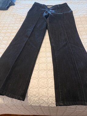 Chico’s Platinum Women’s Black Wide-Leg Jeans